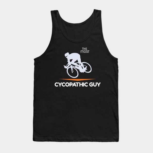 the most cycopathic guy, bicycling Tank Top by Johan13